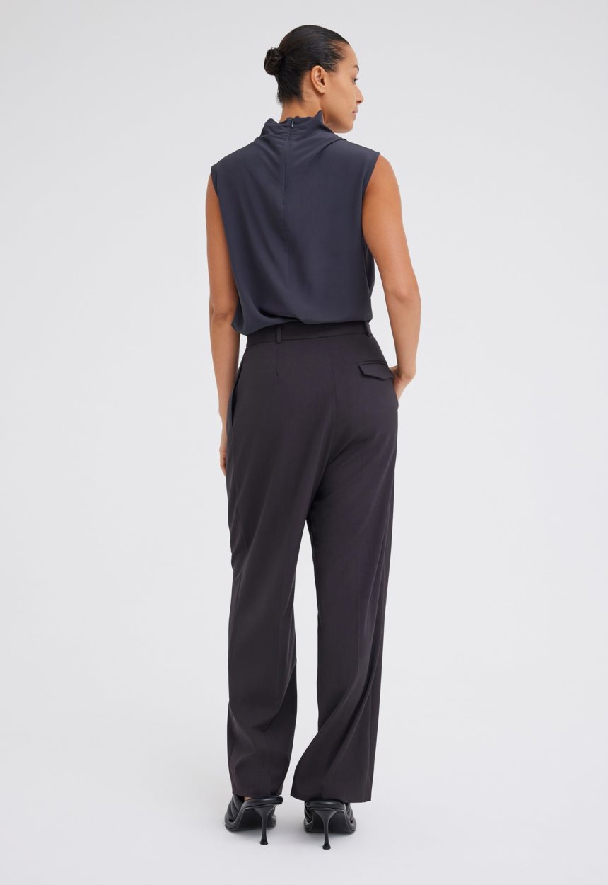 Jac + Jack Nisha Wool Pant - Steelo Grey